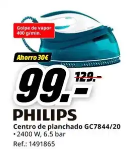 MediaMarkt PHILIPS Centro de planchado GC7844/20 oferta