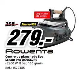 MediaMarkt ROWENTA Centro de planchado Eco Steam Pro DG9662F0 oferta
