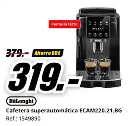 MediaMarkt DELONGHI Cafetera superautomática ECAM220.21.BG oferta
