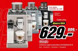 MediaMarkt DELONGHI Cafetera superautomática EXAM440.55.B oferta