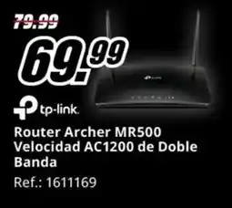 MediaMarkt Router Archer MR500 Velocidad AC1200 de Doble Banda oferta