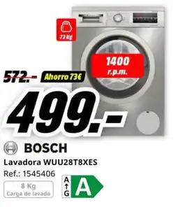 MediaMarkt BOSCH Lavadora WUU28T8XES oferta