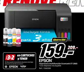 MediaMarkt EPSON Impresora multifunción Econtank ET-2865 oferta