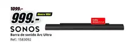 MediaMarkt SONOS Barra de sonido Arc Ultra oferta