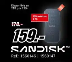 MediaMarkt SANDISK SSD externo 1 TB oferta