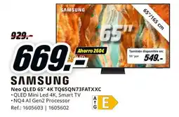 MediaMarkt SAMSUNG Neo QLED 65" 4K TQ65QN73FATXXC oferta