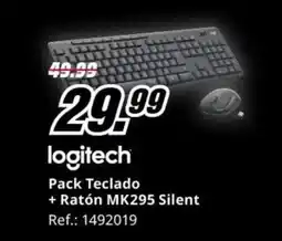 MediaMarkt LOGITECH Pack Teclado + Ratón MK295 Silent oferta