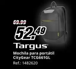 MediaMarkt TAURUS Mochila para portátil CityGear TCG661GL oferta