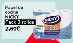 Supeco NICKY Papel de cocina oferta