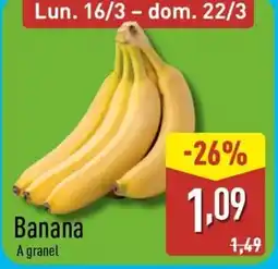 ALDI Banana oferta
