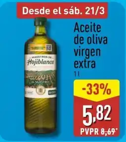 ALDI HOJIBLANCA Aceite de oliva virgen extra oferta
