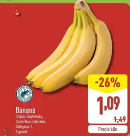ALDI Banana oferta