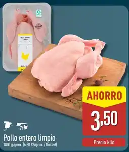 ALDI Pollo entero limpio oferta