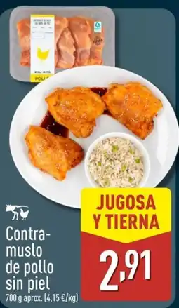 ALDI Contra- muslo de pollo sin piel oferta