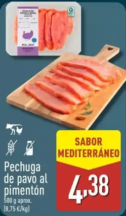 ALDI Pechuga de pavo al pimentón oferta