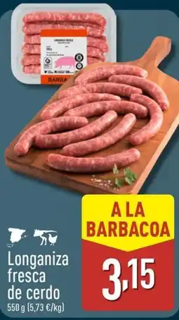 ALDI Longaniza fresca de cerdo oferta