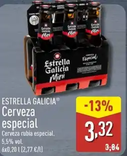 ALDI ESTRELLA GALICIA Cerveza especial oferta