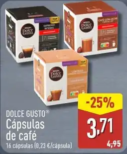 ALDI DOLCE GUSTO Cápsulas de café oferta
