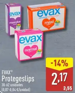 ALDI EVAX Protegeslips oferta