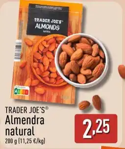 ALDI TRADER JOE'S Almendra natural oferta