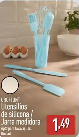 ALDI CROFTON Utensilios de silicona / Jarra medidora oferta