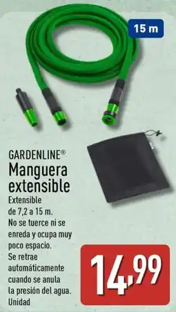 ALDI GARDENLINE Manguera extensible oferta