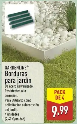 ALDI GARDENLINE Borduras para jardín oferta