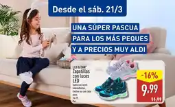 ALDI LILY & DAN Zapatillas con luces LED oferta