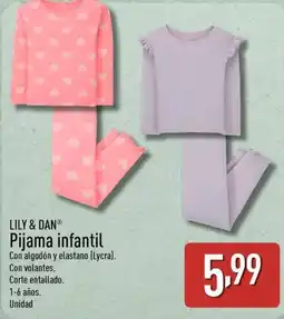 ALDI LILY & DAN Pijama infantil oferta