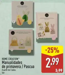 ALDI HOME CREATION Manualidades de primavera/Pascua oferta