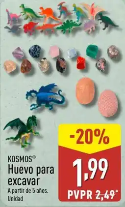 ALDI KOSMOS Huevo para excavar oferta