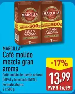 ALDI MARCILLA Café molido de tueste natural oferta