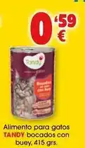 TOP Cash & Carry Tandy - alimento para gatos bocados con buey oferta