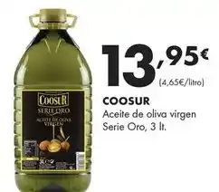 Supermercados Lupa Coosur - aceite de oliva virgen serie oro, 3 lt oferta