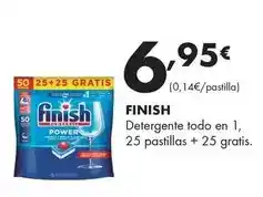Supermercados Lupa Finish - detergente todo en 1 oferta