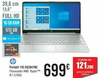 Carrefour Portátil 15s eq2047ns oferta
