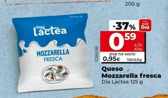 Dia Mozzarella fresca oferta