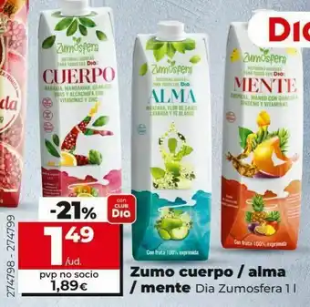 Dia Zumo cuerpo / alma / mente oferta