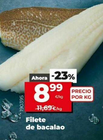 La Plaza de DIA Filetes de bacalao oferta