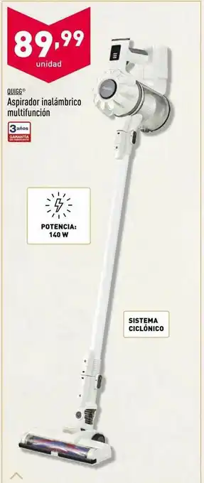 ALDI Quigg Aspirador Inalámbrico Multifución oferta