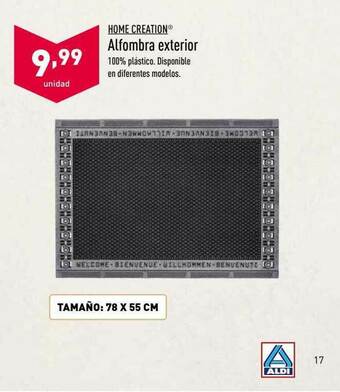 ALDI Home Creation Alfombra Exterior oferta