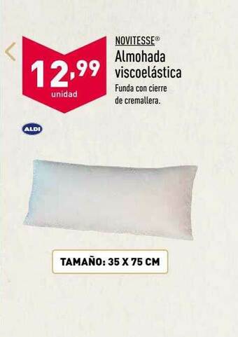 ALDI Novitesse Almohada Viscoelástica oferta