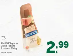 HiperDino AMBROSI queso Grana Padano 9 meses oferta