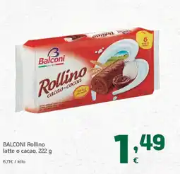 HiperDino BALCONI Rollino latte o cacao oferta