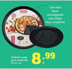 HiperDino ZENKER molde pizza perforado oferta