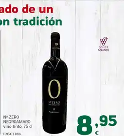 HiperDino N° ZERO NEGROAMARO MenhirSalento oferta