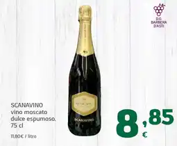 HiperDino SCANAVINO vino moscato dulce espumoso oferta
