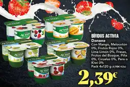 Gadis DANONE Bífidus activia oferta