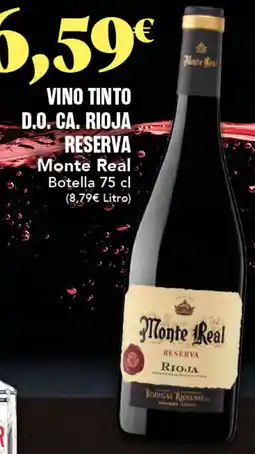 Gadis MONTE REAL Vino tinto d.o. ca. rioja reserva oferta
