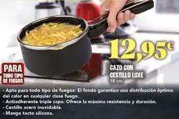 Gadis Cazo con cestillo luxe oferta
